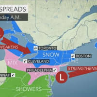 <p>More accumulating snow is expected to arrive in the area this weekend.</p>