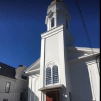 <p>Every hour on the hour, the new chimes play from the bell tower at the United Methodist Church in Bethel. The community raised $14,000 for the chimes in two months.</p>