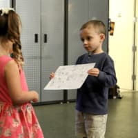 <p>Kids experts Brielle Milla from Salinas, Calif., and Nate Seltzer from Stratford meet-cute at “The Ellen DeGeneres Show.”</p>