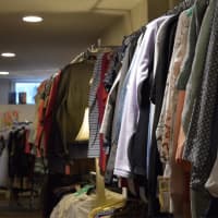 <p>Some of the adult clothing for sale at Consign Envy in Ridgefield</p>