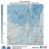 <p>Dutchess could see an inch or so of snowfall on Friday. Winter weather advisories are in effect for counties north and west of Dutchess.</p>
