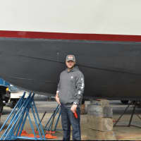 <p>Captain John Trimbach of Nautical Solutions in Norwalk gets boats ready for his clients.</p>