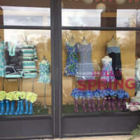 <p>Splash of Pink in Westport is ready for spring with its new window displays.</p>