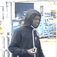 <p>A suspect in the theft of a purse from a Trumbull home. The suspect was captured on video surveillance at a store where the stolen credit cards were used.</p>