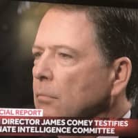 <p>James Comey testifies before the Senate Intelligence Committee on Thursday.</p>