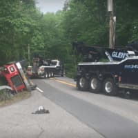 <p>A look at the tractor-trailer crash on Route 134.</p>