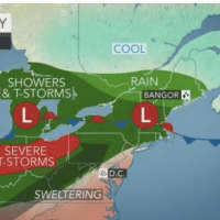 <p>Showers and thunderstorms are likely Thursday.</p>