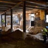 <p>Construction continues at the Popham Road Firehouse in Scarsdale.</p>
