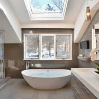 <p>No detail has been spared inside. The bathroom has been named one of the most beautiful in the county by Westchester Magazine.</p>