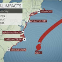 <p>Coastal areas along the East Coast will see rough seas, choppy surf and rip currents.</p>