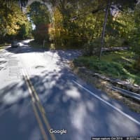 <p>The intersection of Fox Hill Road, where the double murder/suicide occurred, and Long Ridge Road in Pound Ridge.</p>
