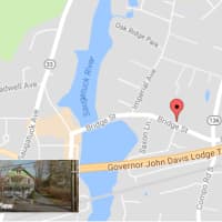 <p>The suspect was found hiding in a yard on Keyster Street, a block from the traffic stop on Bridge St. in Westport.</p>