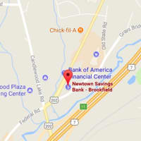 <p>The Newtown Savings Bank on Federal Road just off Route 7 in Brookfield was robbed Friday morning.</p>