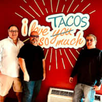 <p>The owners behind Prime Taco in Ridgefield: Left to right: Bob Sperry, Anthony Valente and Eddie Bistany.</p>