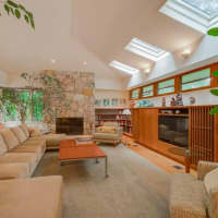 <p>The home is inspired by Frank Lloyd Wright, one of the most famous mid-century architects.</p>