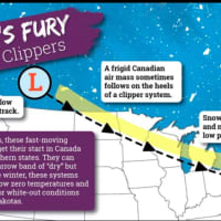 <p>A look at the Alberta Clipper system that will be bringing the snow.</p>