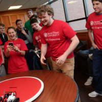 <p>Sacred Heart Computer Engineering students participate in SHUmo Bot Challenge, one of many ways the school is putting engineering into action.</p>