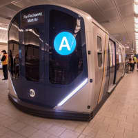 <p>The MTA unveiled models of the subway cars at an open house earlier this year.</p>