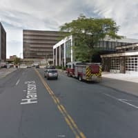 <p>Harrison Street, the future home of City Hall in New Rochelle.</p>