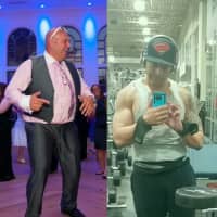 <p>Bergenfield Police Officer Ahmed Alagha lost 100 pounds.</p>