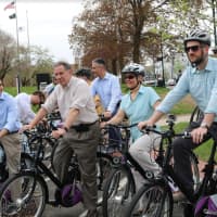 <p>New Rochelle launched the county&#x27;s first bike-sharing program.</p>