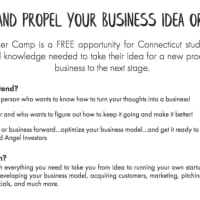 <p>Visit ctstartupcamp.com to sign up and get information on the more than 25 workshops being offered. But move quickly – space is limited!</p>