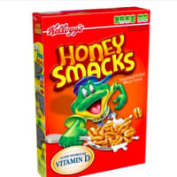 <p>Kellogg’s Honey Smacks cereal</p>
