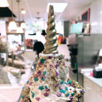 <p>Try a uni-cone from Ice Cream Charlies in Rutherford.</p>