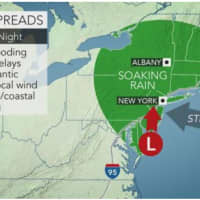 <p>A windswept 1&quot; to 1.5&quot; of rain is likely Saturday night into Sunday.</p>