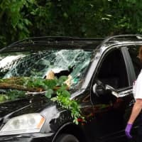 <p>The Glen Rock police and fire departments also responded to the incident. A flatbed tow truck  cleared the scene.</p>
