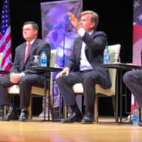 <p>Four of the five finalists in the Republican Party primary for governor at a recent debate. The primary election was on Tuesday.</p>