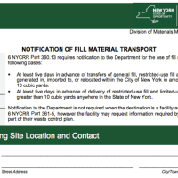 <p>If a contractor offers or delivers so-called &quot;clean fill&quot; for your property, the should be licensed and be able to provide a signed form like this one, according to the state Department of Environmental Conservation.</p>