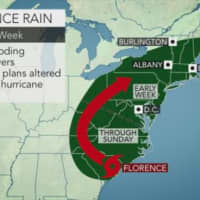 <p>Florence will bring rain and possible flash flooding to much of the Northeast.</p>