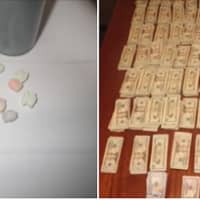 <p>A look at the drugs and cash seized.</p>