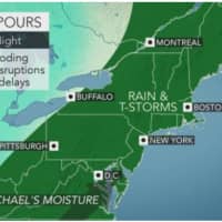 <p>Downpours from Hurricane Michael will hit the area on Thursday.</p>