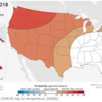 <p>The National Weather Service&#x27;s outlook for the winter of 2018-19.</p>