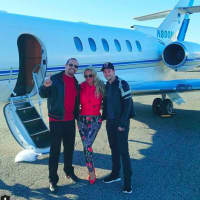 <p>Ice-T, Coco and Marco Andretti.</p>