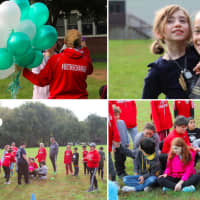 <p>The group gathered during soccer practice to honor Jojo.</p>