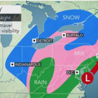 <p>The most treacherous conditions are expected late Thursday afternoon into the evening with slippery travel and reduced visibility.</p>