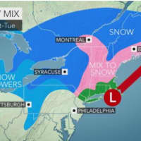 <p>Areas well north of I-84 can expect a wintry mix and even some snow overnight.</p>