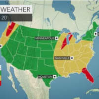 <p>The stormy weather will arrive in the area on Thursday, Dec. 20, expected to be one of the busiest travel days of the year.</p>
