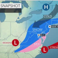 <p>A look at projected conditions for Sunday, Jan. 13.</p>