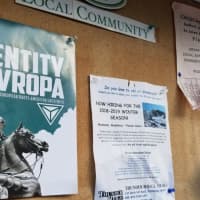 <p>Identity Evropa posters have been spotted in Katonah.</p>