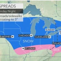 <p>A quick moving system could bring a coating of snow and result in slippery conditions overnight Sunday into Monday morning.</p>