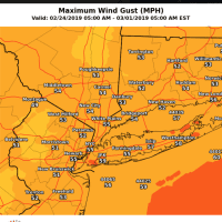 <p>A look at maximum wind gusts.</p>