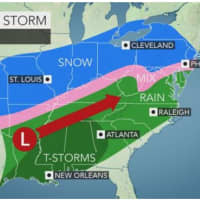 <p>A look at the major storm that will arrive in the area on Sunday, March 3.</p>