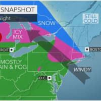 <p>The winter storm system will move through the area overnight Saturday, March 9 into Sunday morning, March 10.</p>