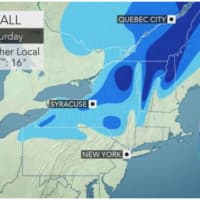 <p>Parts of upstate New York, Vermont and New Hampshire could see a foot of snow.</p>