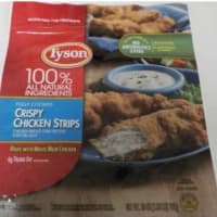 <p>A look at one of the recalled Tyson chicken strip products.</p>