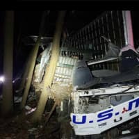 <p>Another look at the crash scene.</p>